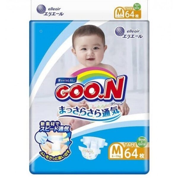 GooN Baby Tape Diapers - Medium Size